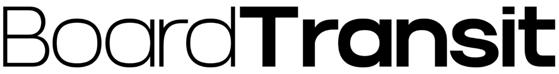 Das Boardtransit Logo in schwarz